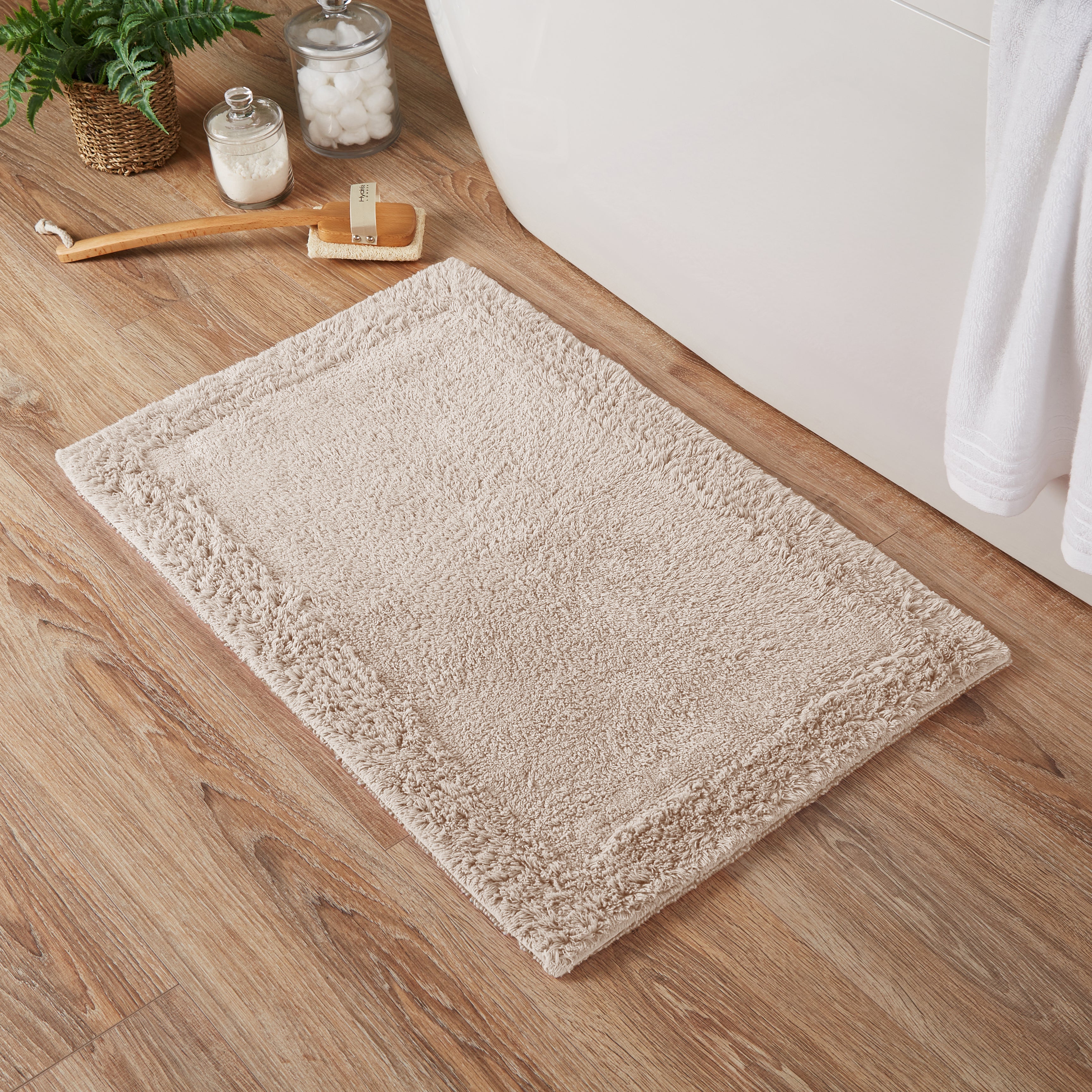 Organic Cotton Reversible Mushroom Bath Mat Brown Price Comparisons | Compare The Build