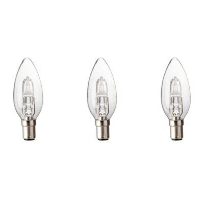 Diall B15 46W Candle Halogen Dimmable Light Bulb, Pack Of 3 Price Comparisons | Compare The Build