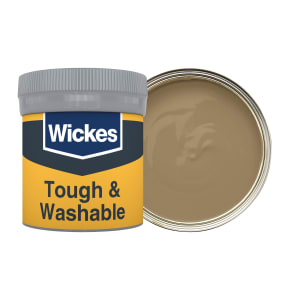 Wickes Tough & Washable Matt Emulsion Paint Tester Pot - Hazel No.821 - 50ml Price Comparisons | Compare The Build