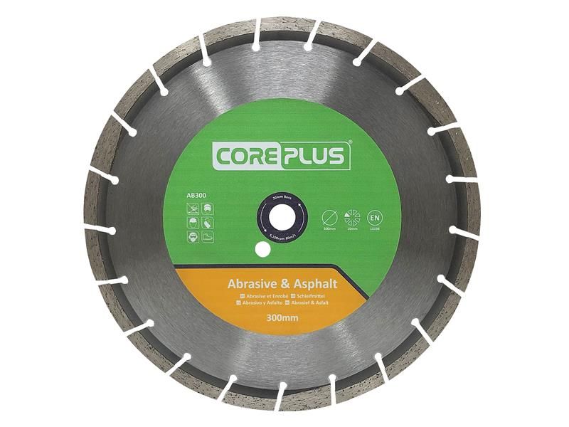 CorePlus CORDBAB300 AB300 Abrasive & Asphalt Diamond Blade 300mm | Compare The Build