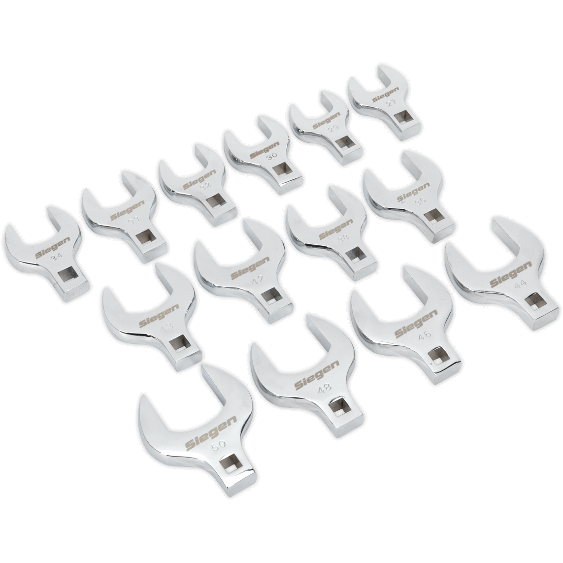 Siegen 14 Piece 1/2" Drive Crow Foot Spanner Set Metric 1/2" | Compare The Build