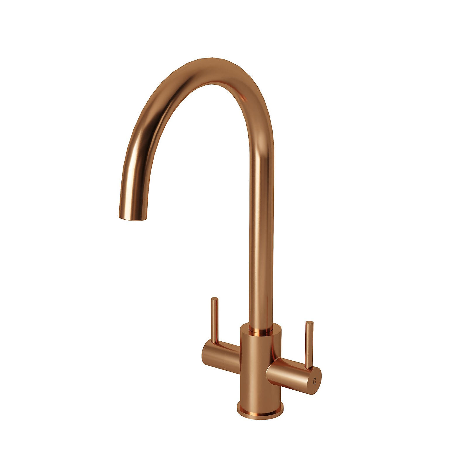 Leonie Twin Lever Tap - Brushed Copper | Compare The Build