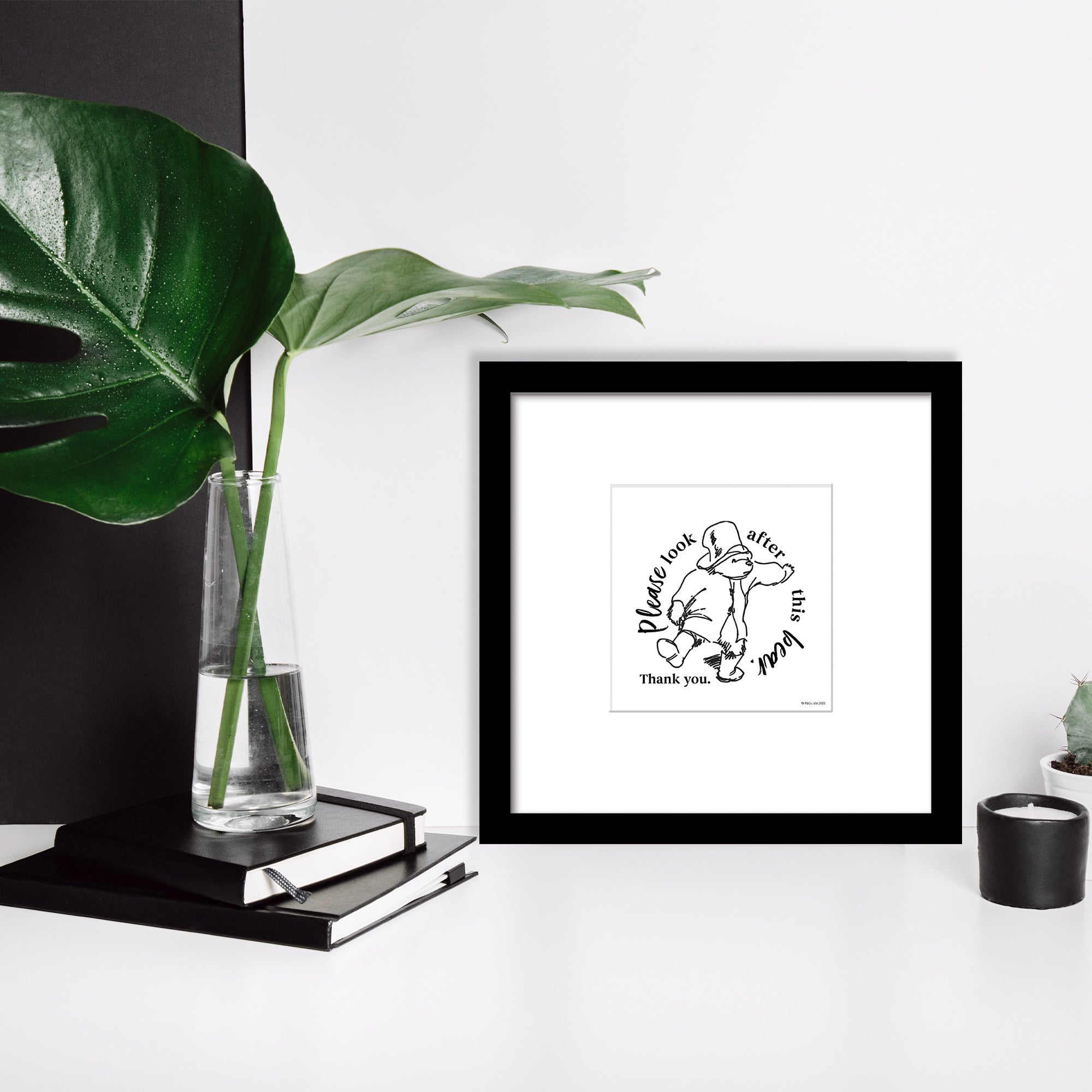 The Art Group Please Look After This Bear Framed Print Black and white Price Comparisons | Compare The Build