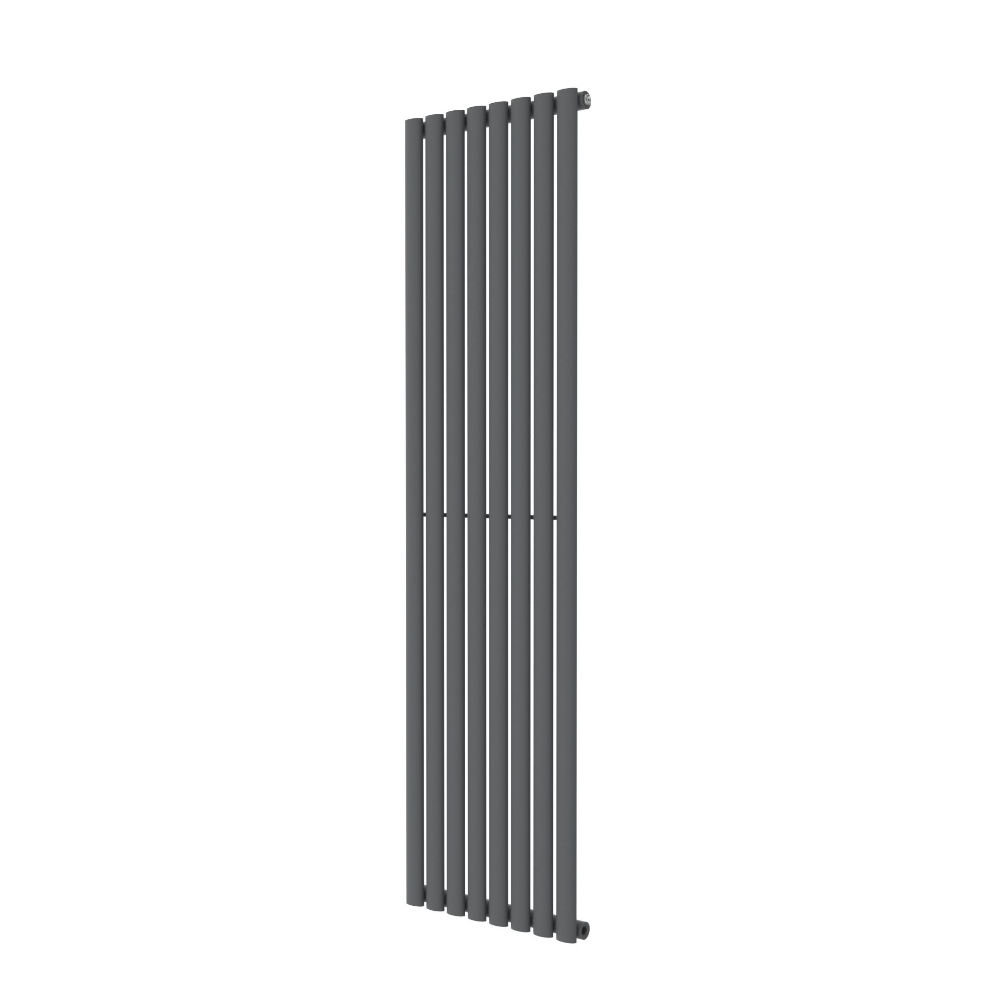 GoodHome Wickham Anthracite Vertical Designer Radiator, (W)480mm X (H)1800mm Price Comparisons | Compare The Build