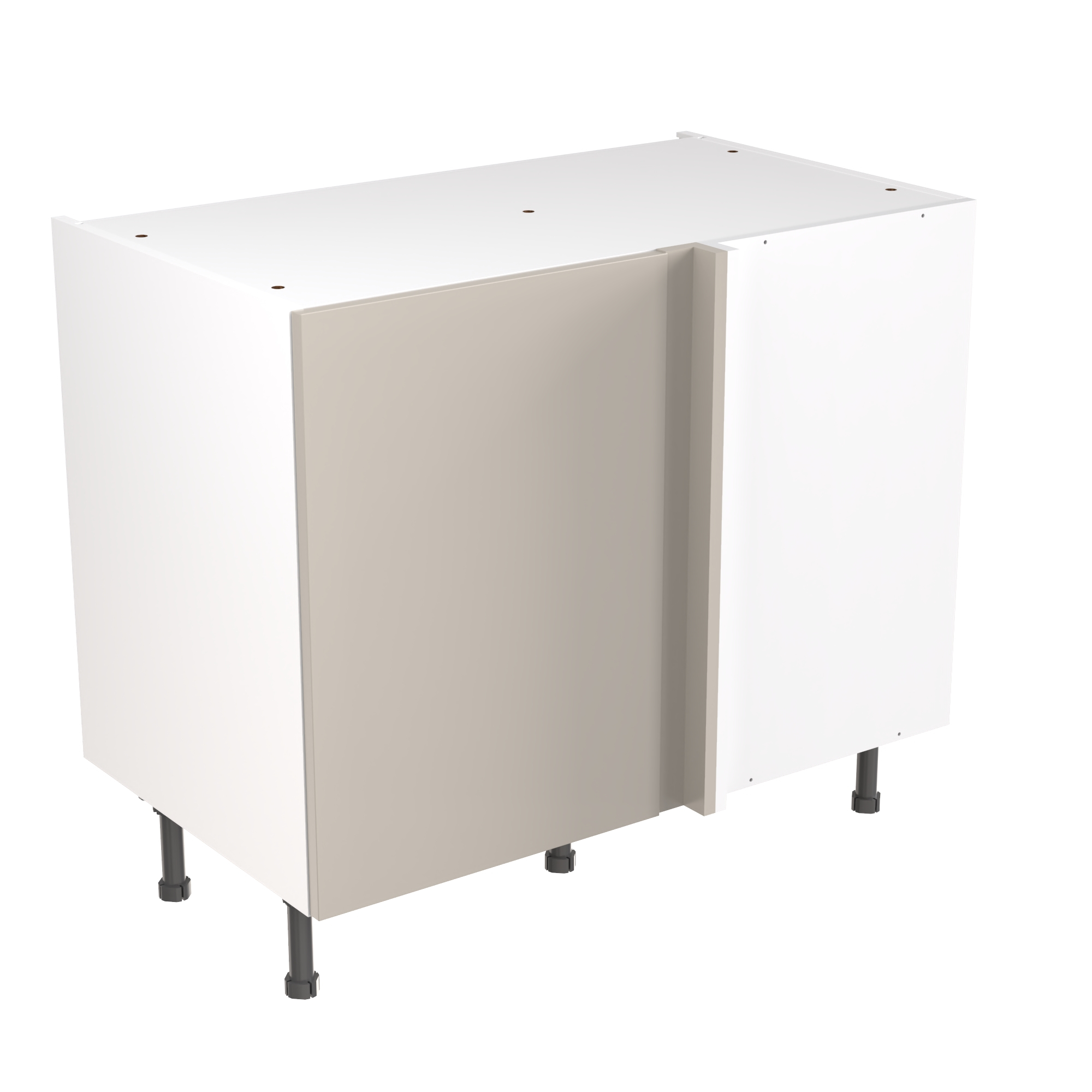 Flatpack Corner Base Unit Ultra Matt Light Grey Slab 1000mm - FKKF0709 Price Comparisons | Compare The Build