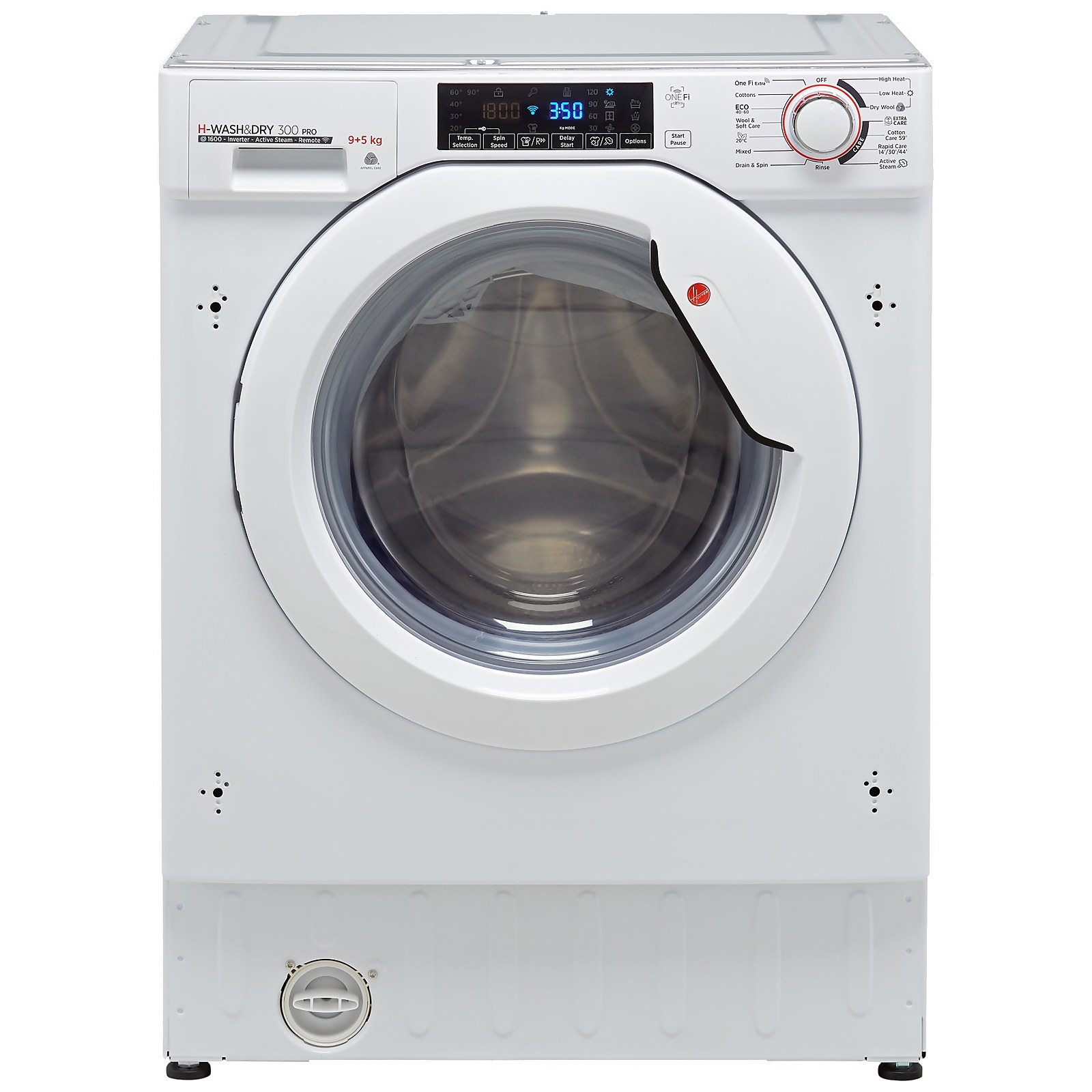 Hoover H-WASH&DRY 300 PRO HBDOS695TME Wi-Fi Connected Integrated 9Kg / 5Kg Washer Dryer with 1600 rpm - White Price Comparisons | Compare The Build