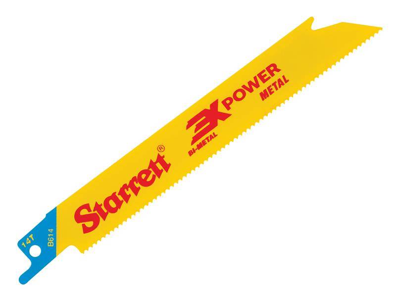 Starrett STRB6145 B614-5 Bi-Metal Reciprocating Blade, Metal Straight 152mm 14 TPI (Pack 5) Price Comparisons | Compare The Build