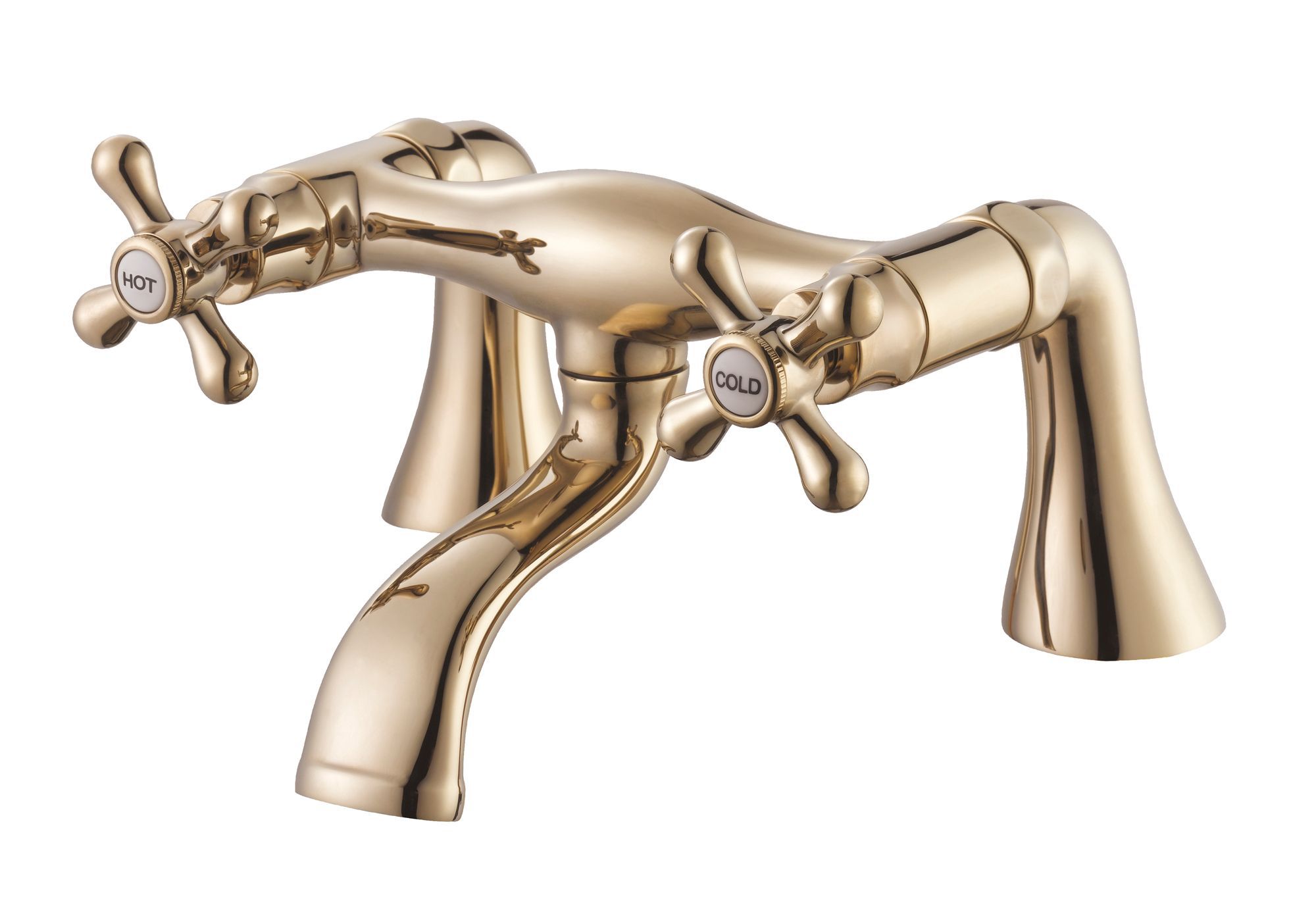 Plumbsure Azure Gold Effect Bath Mixer Tap Price Comparisons | Compare The Build