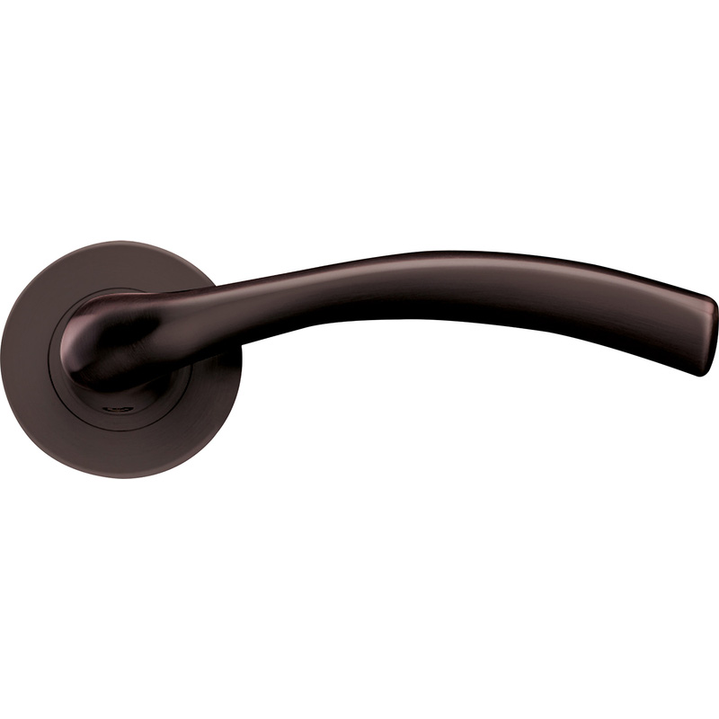 Stanza Siena Lever on Rose Door Handles Bronze (Pair) in Etna Price Comparisons | Compare The Build