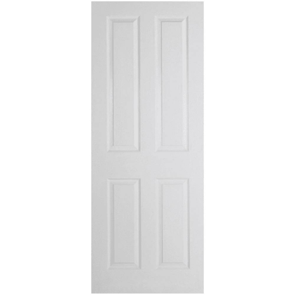 LPD Internal White Moulded Textured Unfinished 4P Door 2040mm x 626mm x 40mm (80.3" x 24.6") Price Comparisons | Compare The Build