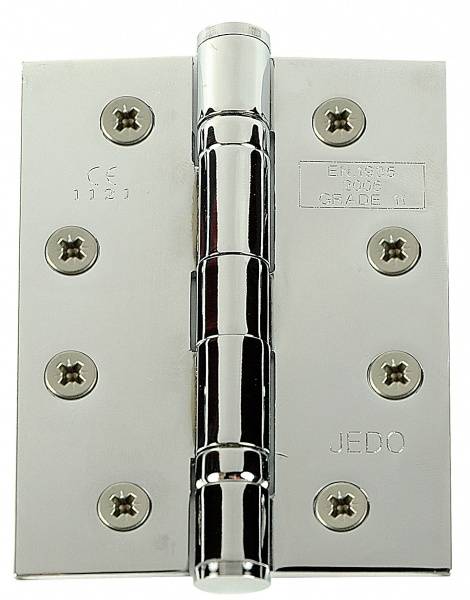 Polished Chrome Ball Bearing Butt Hinge 102mm x 76mm x 2.5mm Price Comparisons | Compare The Build