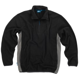 Tough Grit 1/4 Zip Fleece, in Black and Grey Quick-Drying, Size: L Price Comparisons | Compare The Build