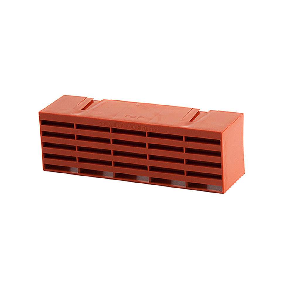 Timloc Plastic Airbrick Terracotta - Box of 20 1201ABTE Price Comparisons | Compare The Build