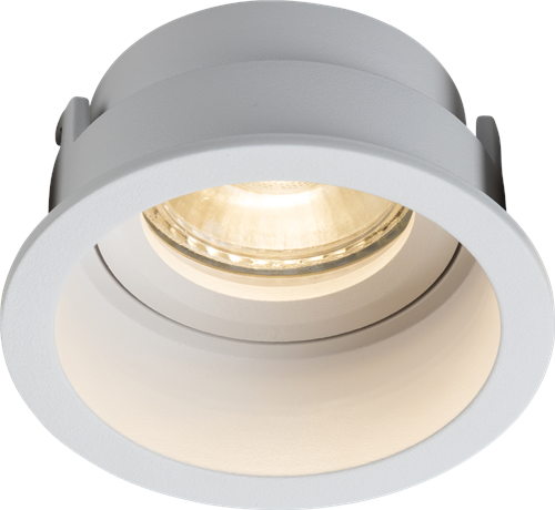 KnightsBridge Dipa Single Fixed Round Anti-Glare Downlight White Price Comparisons | Compare The Build