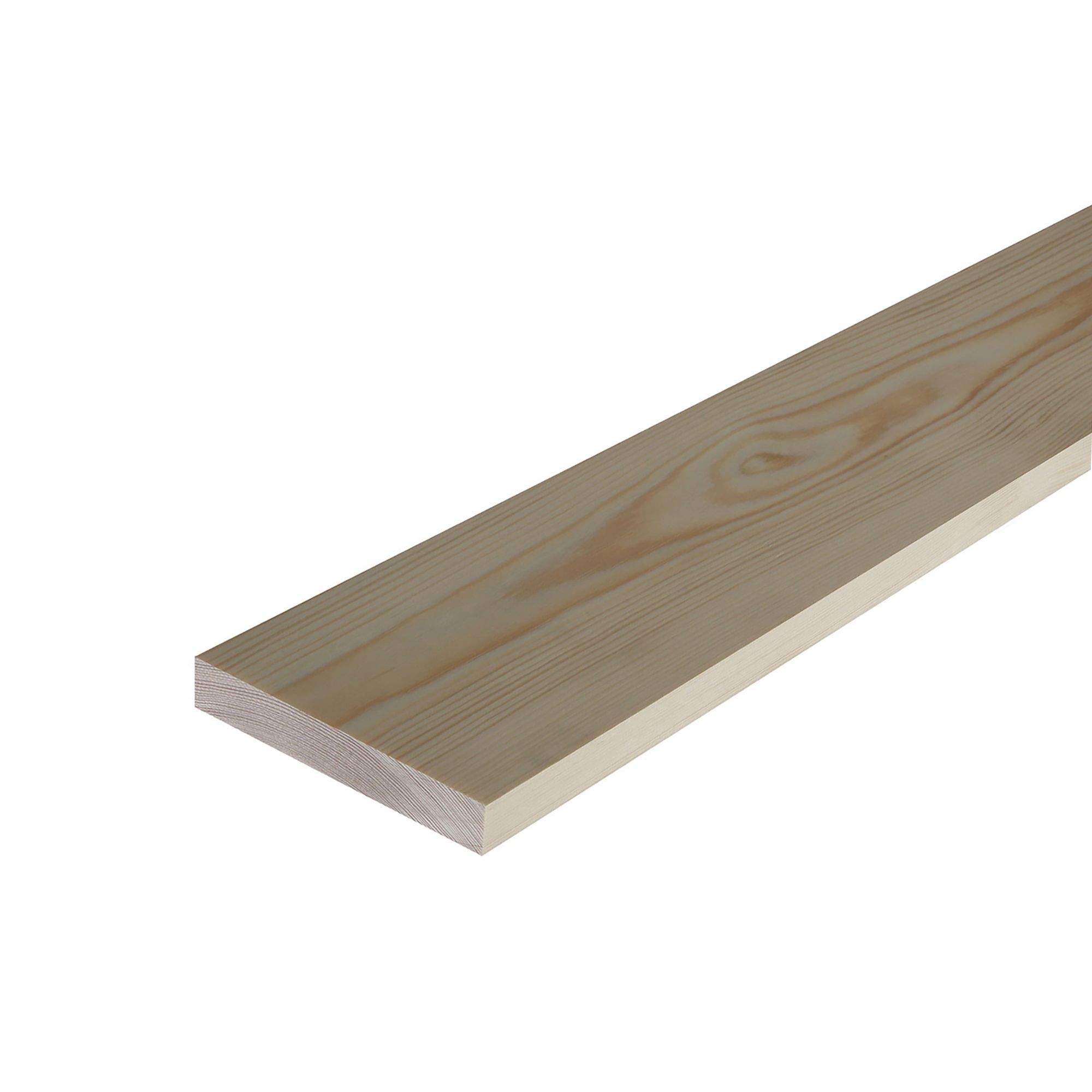 Cheshire Mouldings Smooth Square edge Pine Stripwood (L)0.9m (W)92mm (T)25mm Price Comparisons | Compare The Build