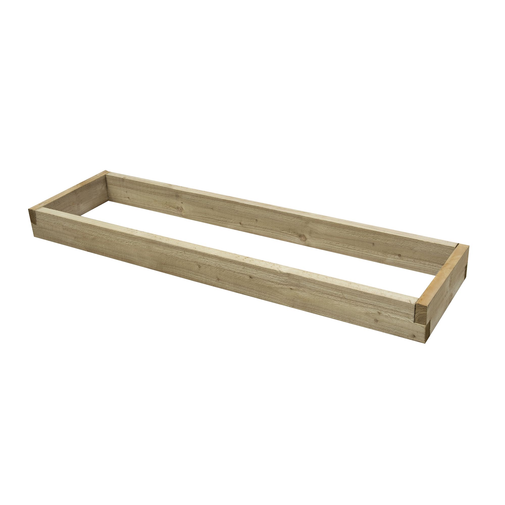 Forest Garden Caledonian Wooden Rectangular Planter 180Cm | Compare The Build