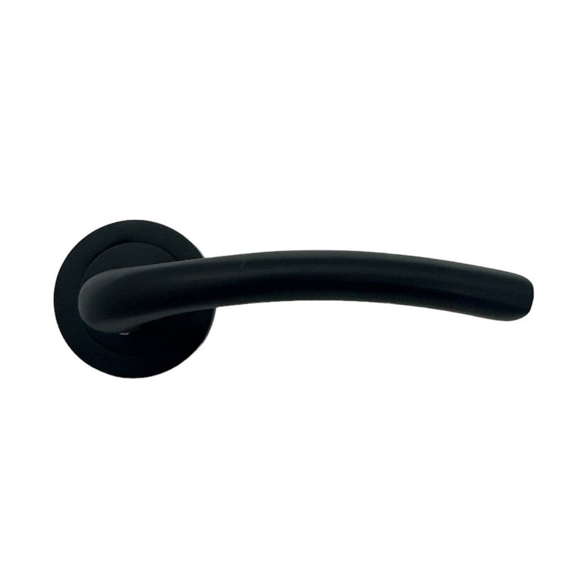 Goodrich Lever on Rose Door Handle - Matt Black | Compare The Build