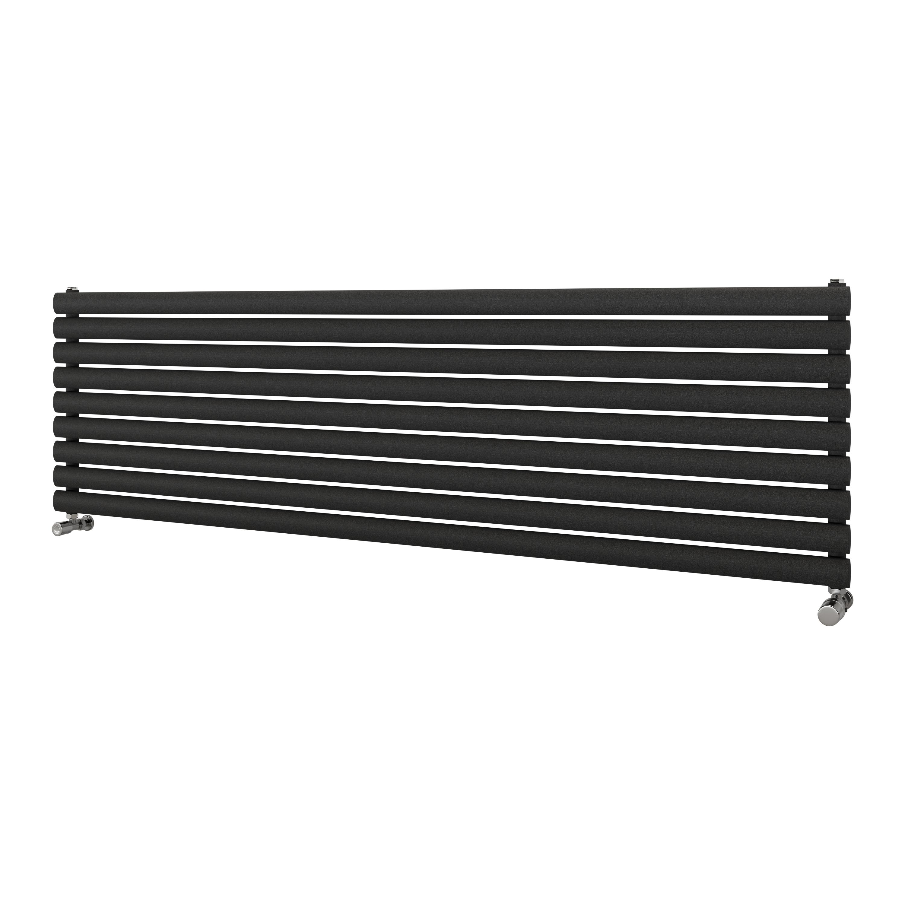 Ximax Champion Matt Anthracite Horizontal Designer Radiator, (W)1800mm X (H)526mm Price Comparisons | Compare The Build