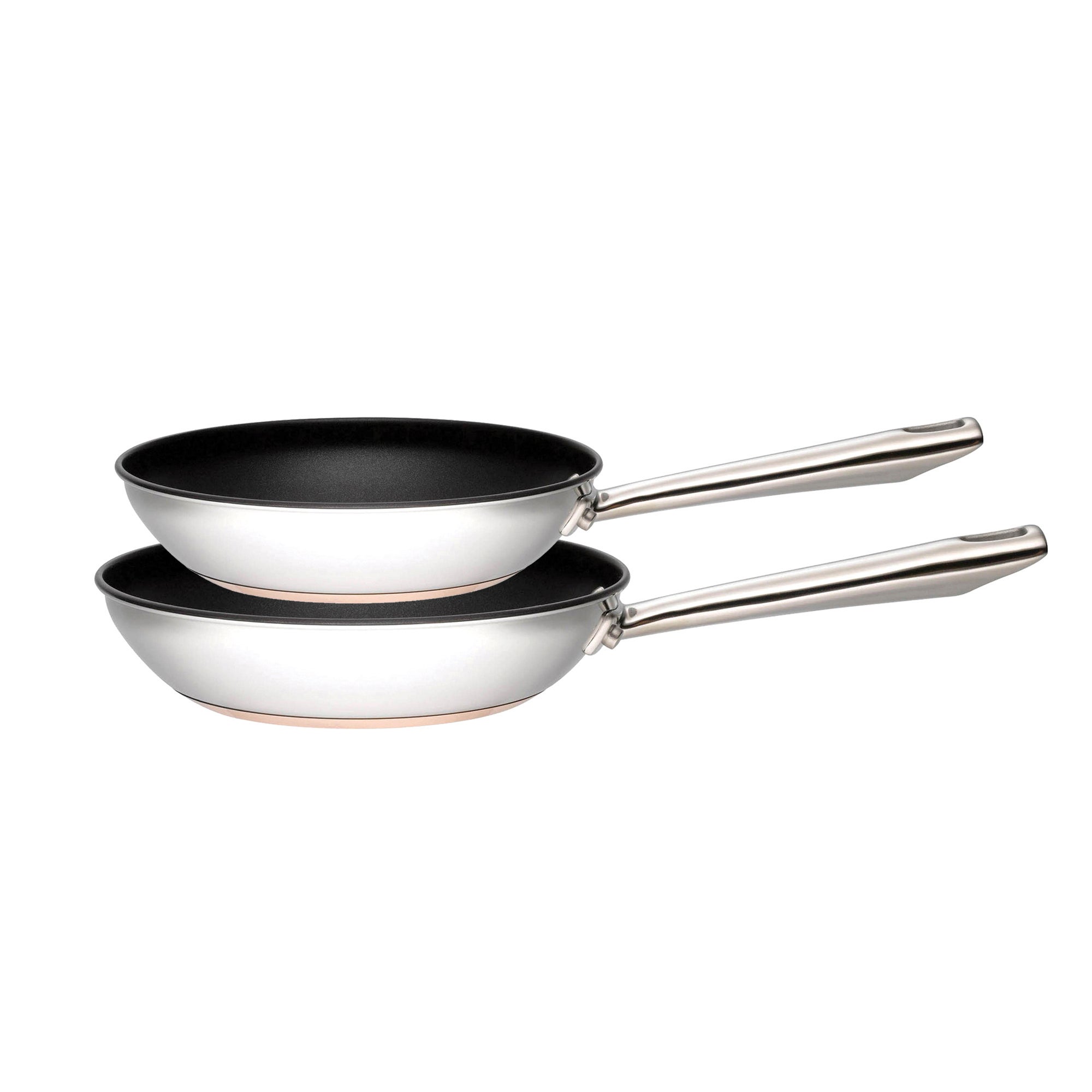 Dunelm Pro Copper Base 2 Piece Frying Pan Set Silver Price Comparisons | Compare The Build