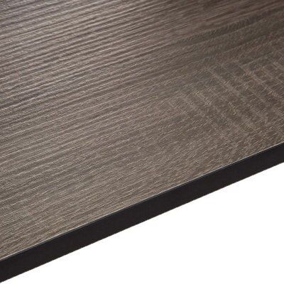 Exilis 12.5mm Topia Dark Wood Effect Laminate Square Edge Kitchen Curved Worktop, (L)950mm Price Comparisons | Compare The Build