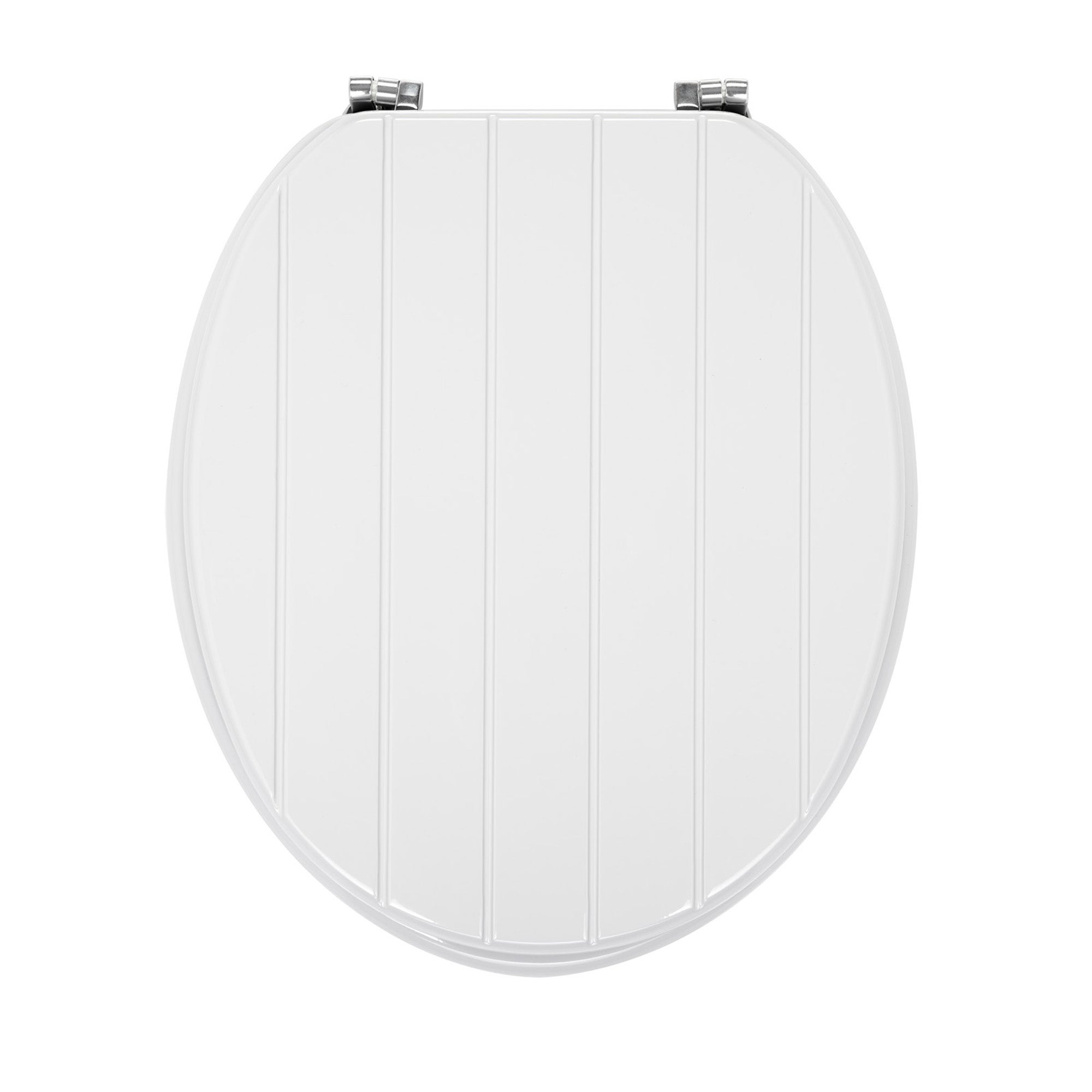 Tongue and Groove White Toilet Seat White | Compare The Build