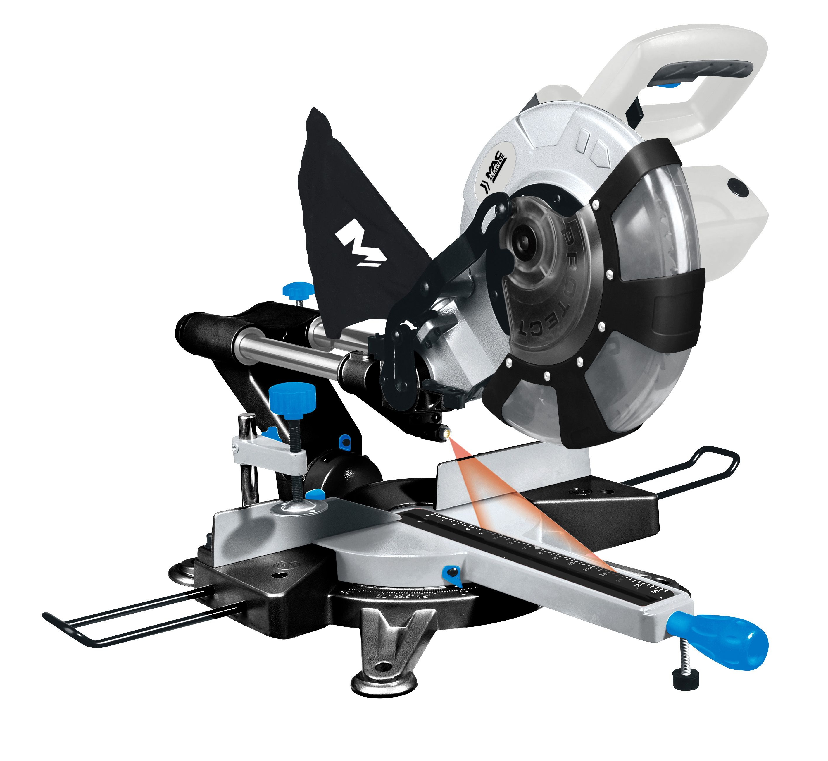 Mac Allister 1700W 230V 210mm Compound Sliding Mitre Saw mmsp1700Sl Price Comparisons | Compare The Build