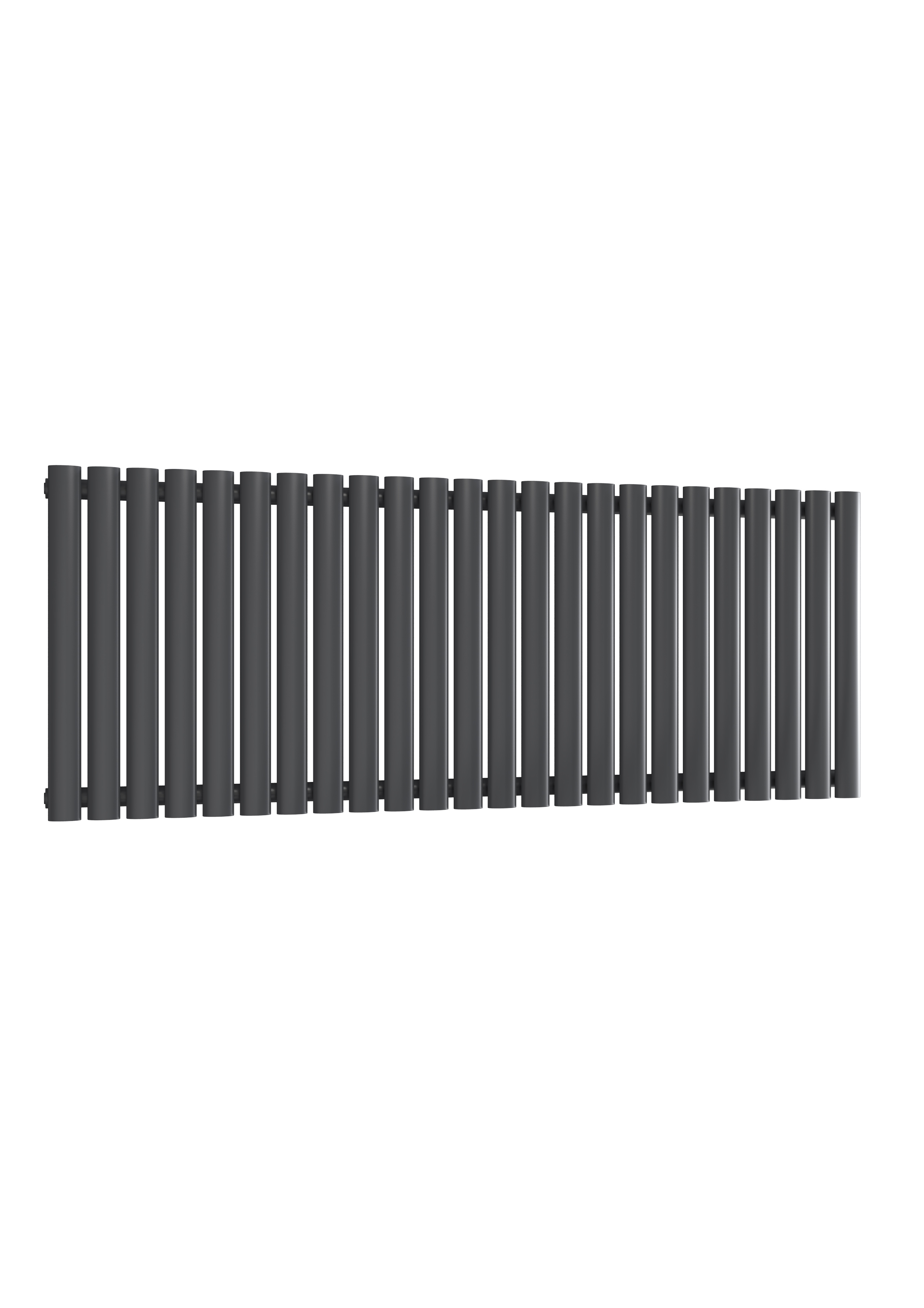 Reina Neva Horizontal Designer Radiator, Anthracite, 550mm x 1416mm Price Comparisons | Compare The Build