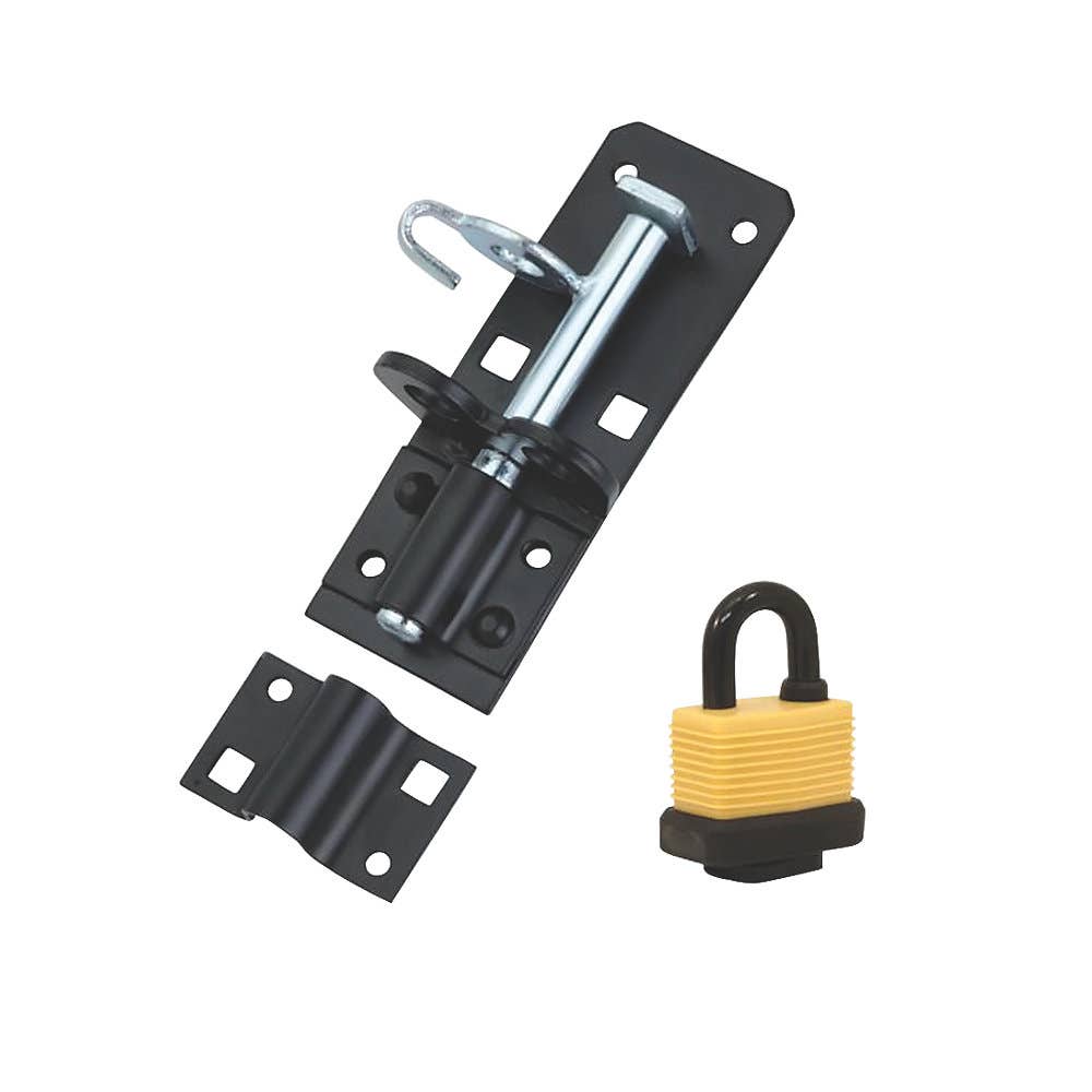 Padbolt Gate Kit with Weather Proof Padlock Price Comparisons | Compare The Build