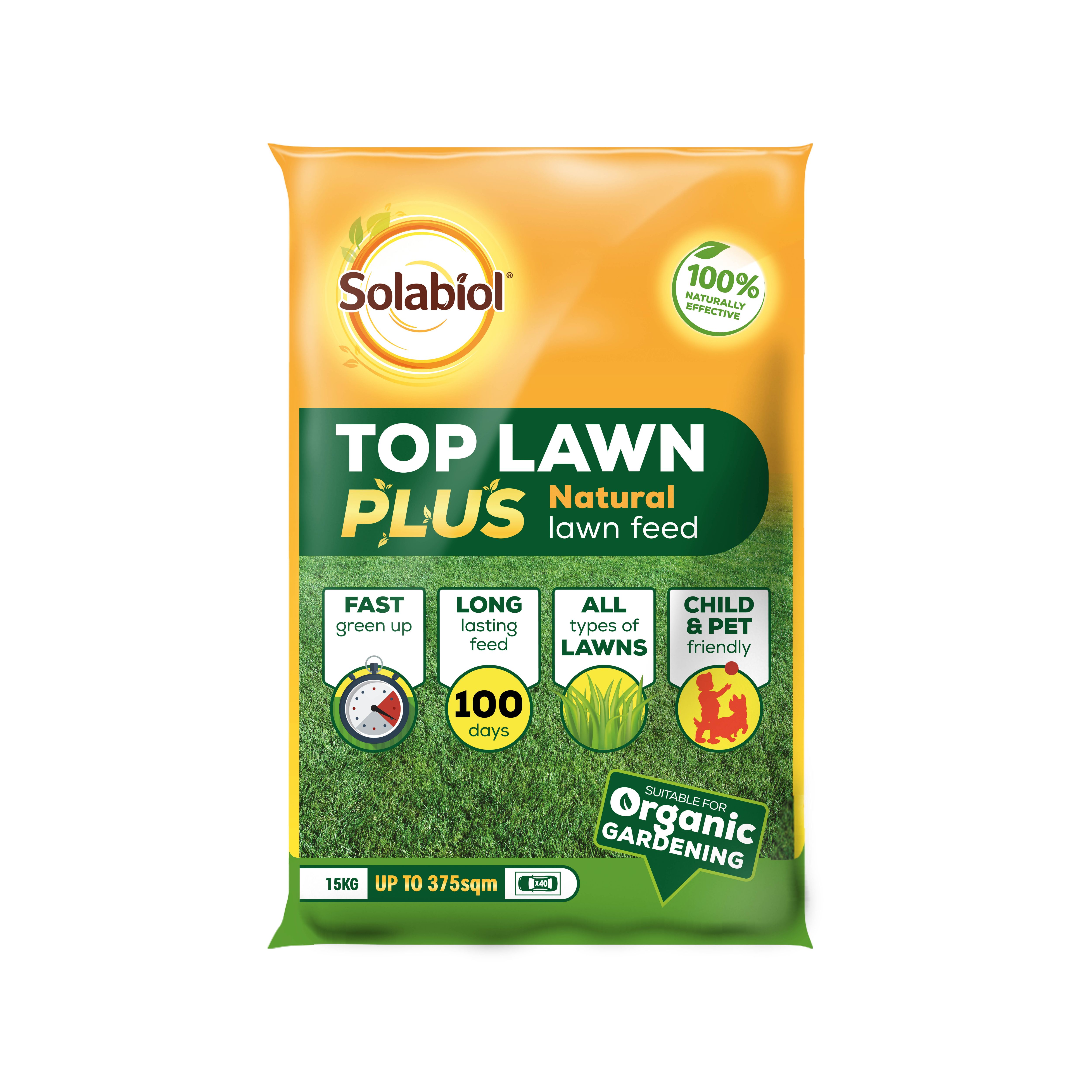 Solabiol Top Lawn Plus Lawn Treatment 375M² 15Kg Price Comparisons | Compare The Build