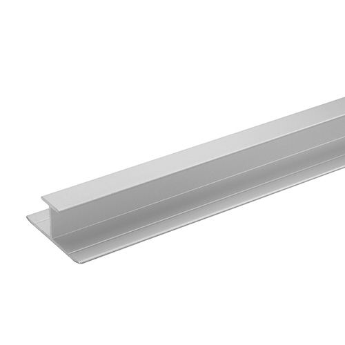 Laminate Shower Wall H Trim - 2450mm Satin Silver Price Comparisons | Compare The Build