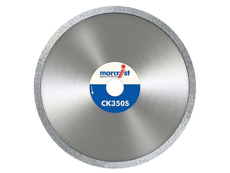 Marcrist MRCCK350125 CK350 Smooth Rim Diamond Blade Tile Cut 125 x 22.2mm | Compare The Build