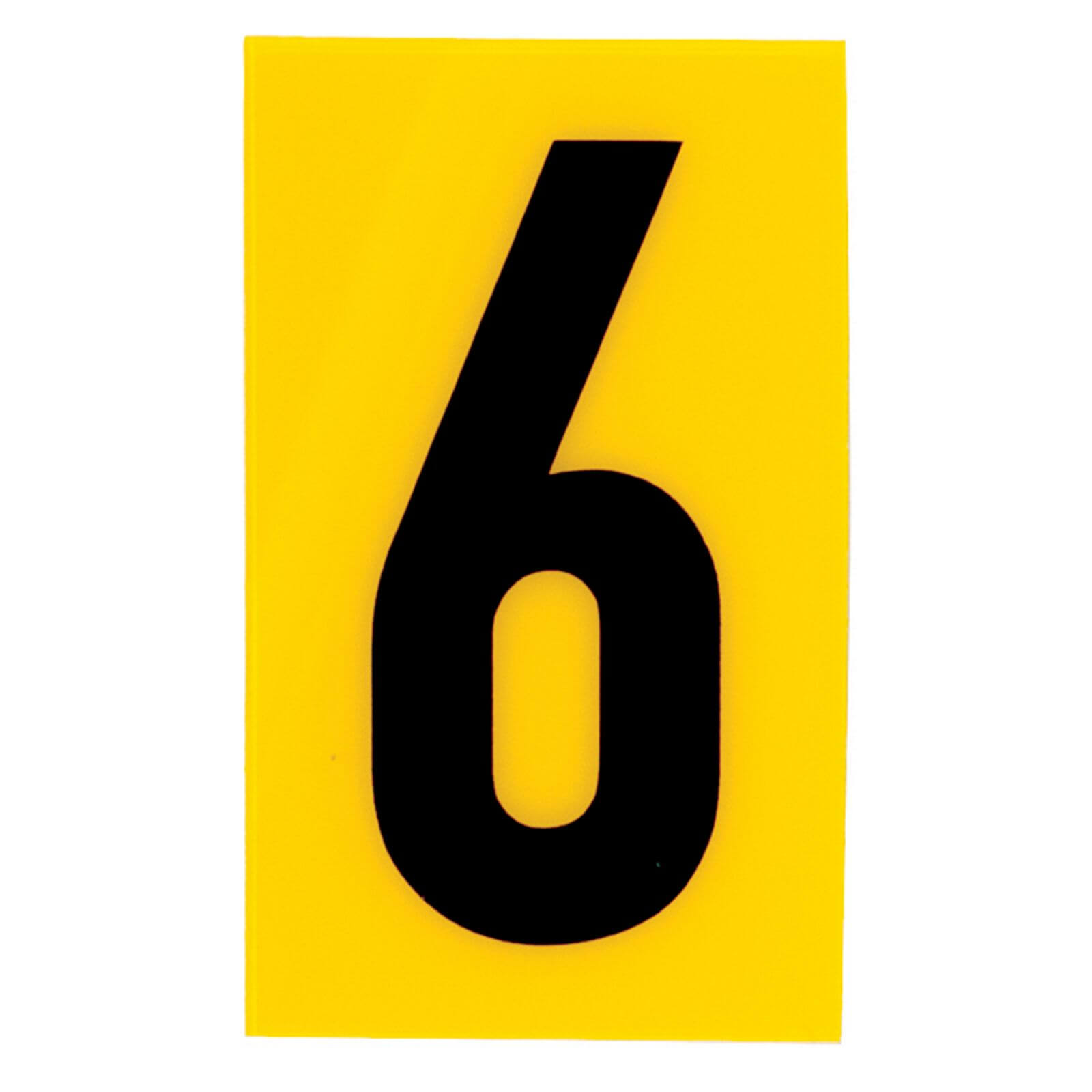 Breeze Yellow Self Adhesive House Number - 60mm - 6 Price Comparisons | Compare The Build