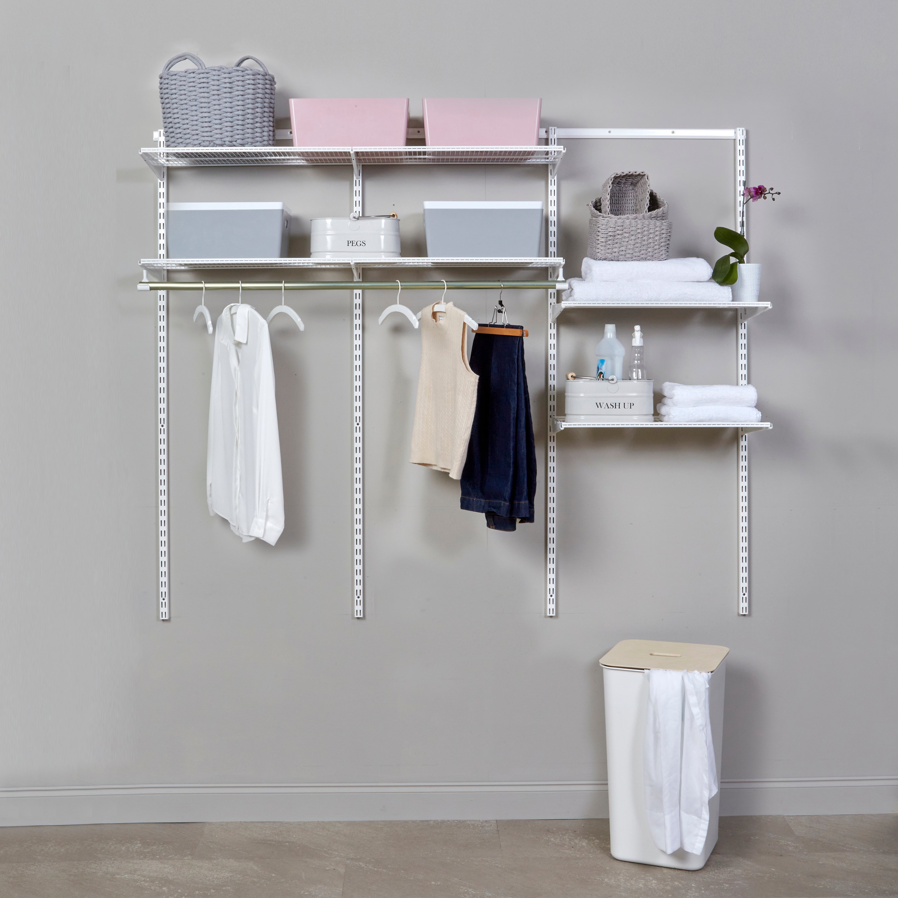 Elfa Utility Shelf System White Price Comparisons | Compare The Build