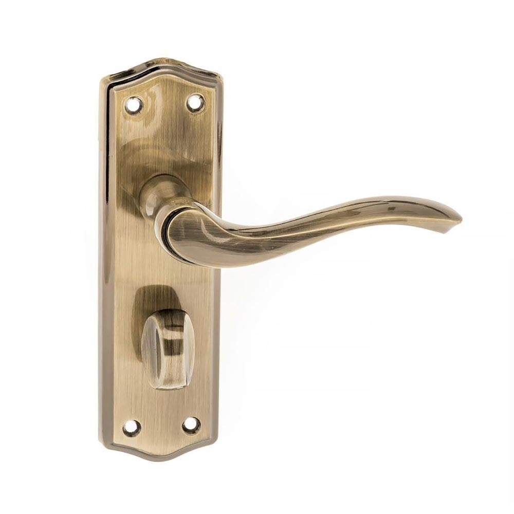 Atlantic Old English Warwick WC Lever on Backplate - Antique Brass Atlantic UK OE178WCAB | Compare The Build