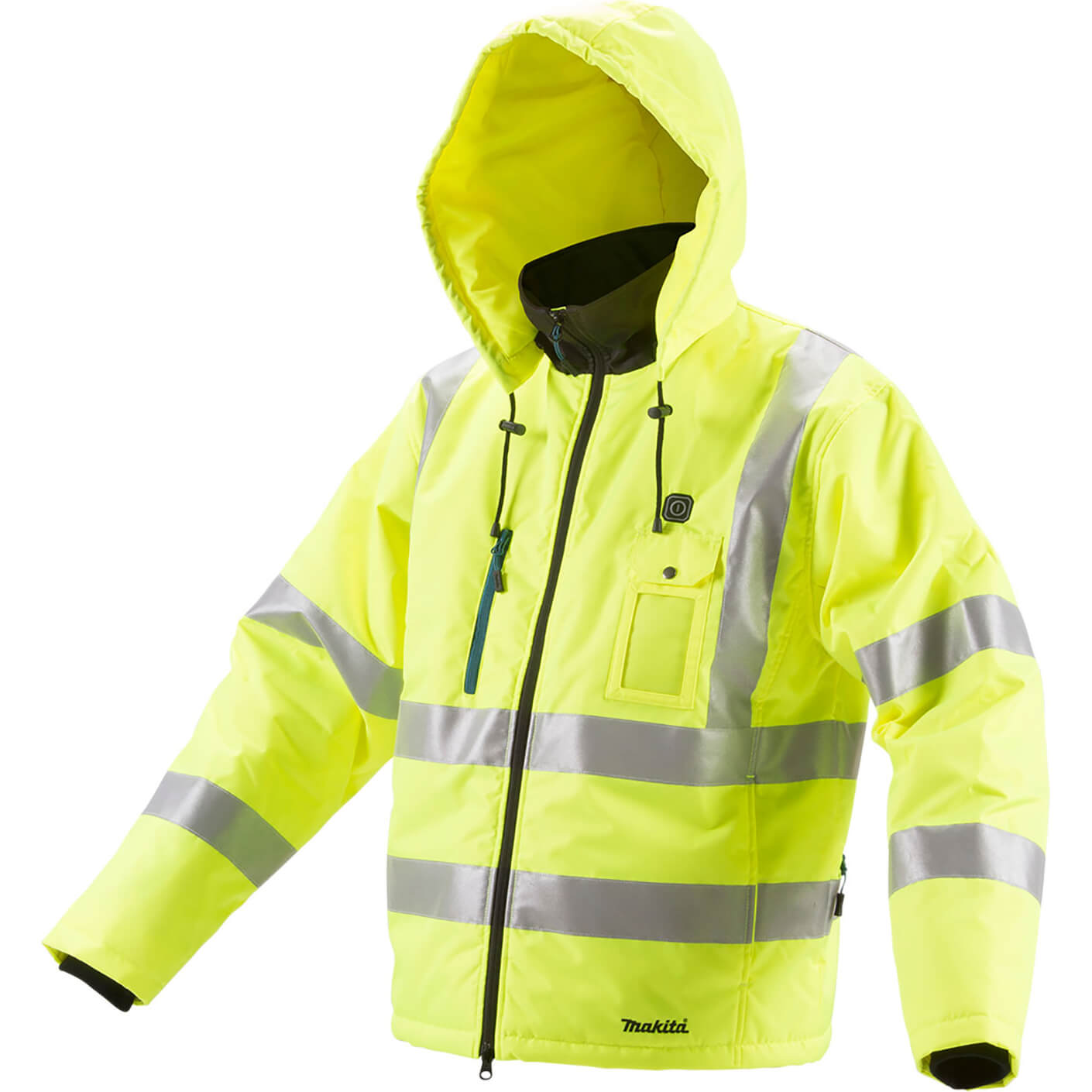 Makita DCJ206Z 18v LXT Heated Hi Viz Jacket Yellow 2XL | Compare The Build