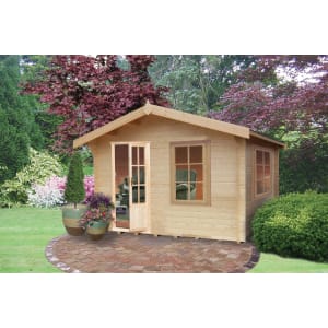 Shire Bucknells 10 x 10ft Log Cabin with Assembly Price Comparisons | Compare The Build