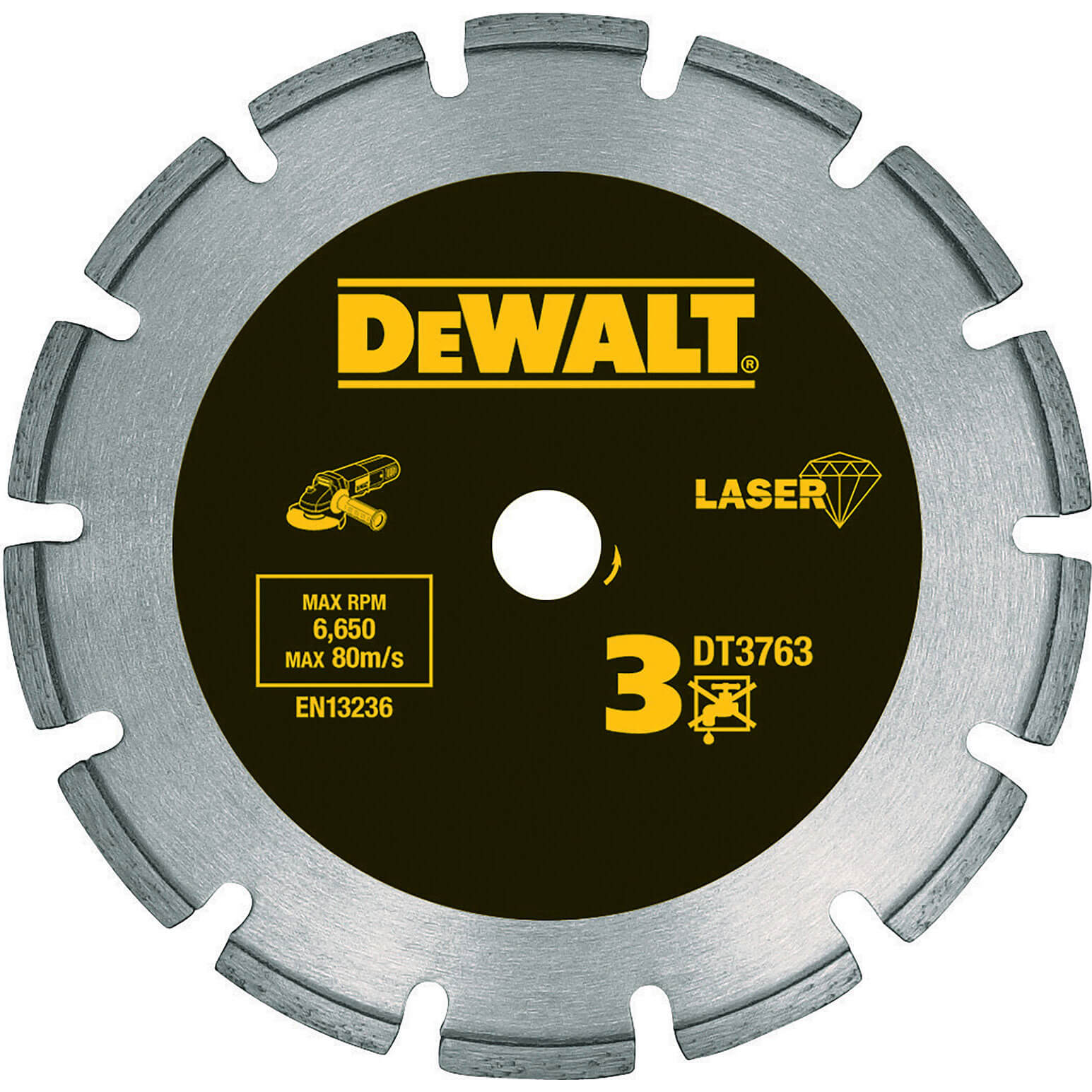 Dewalt (Dia)125mm Continuous Rim Diamond Blade Price Comparisons | Compare The Build