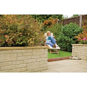 Marshalls Marshalite Walling -  Buff 300 x 100 x 65mm Pack of 297 Price Comparisons | Compare The Build