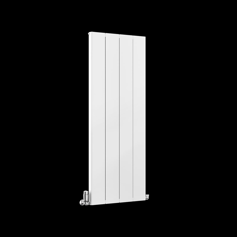 Nordic Alpha Aluminium Designer Vertical Radiator, Matt White, 1500mm x 476mm Price Comparisons | Compare The Build