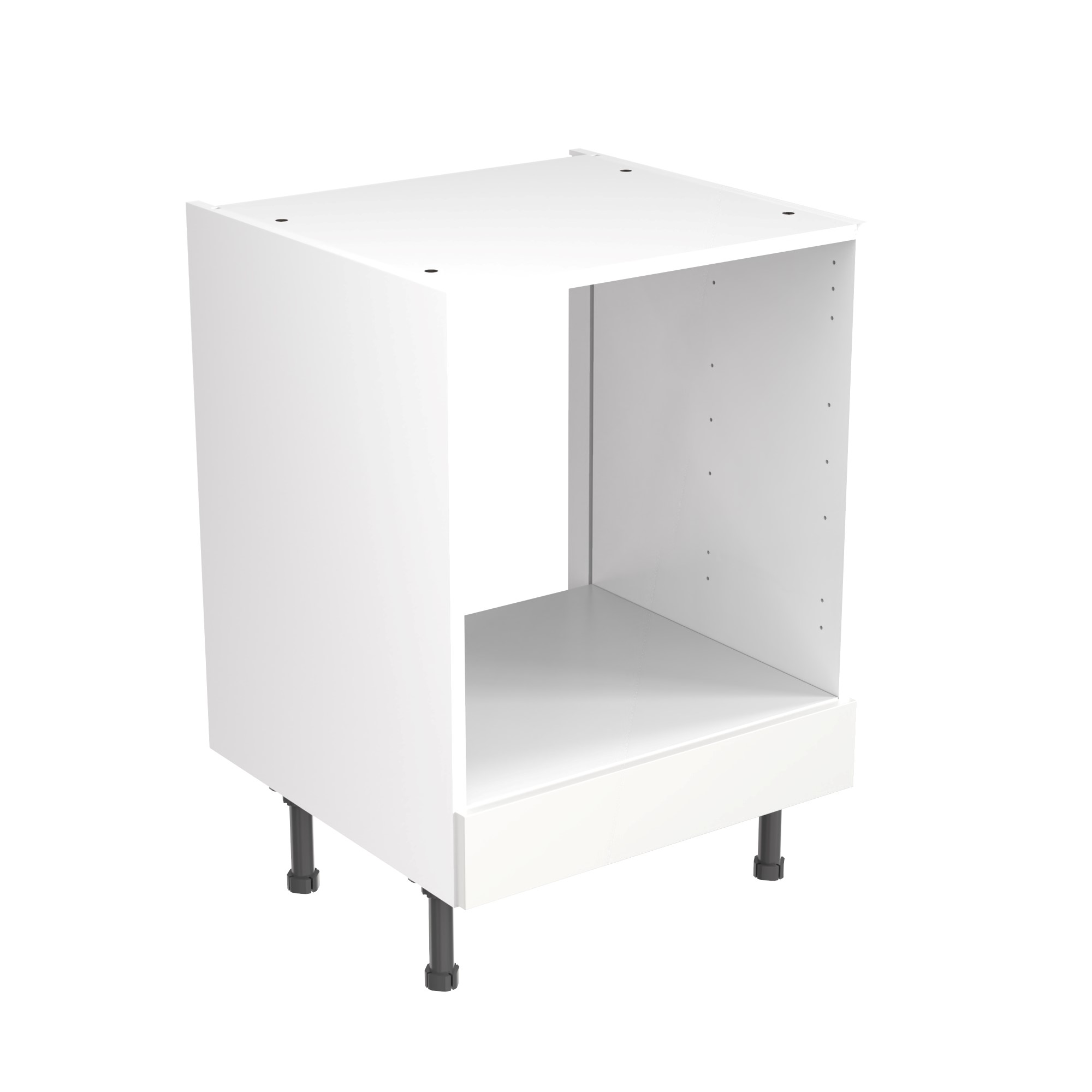 Flatpack Built Under Oven Housing Unit J-pull Super Gloss White 600mm - FKKJ0005 Price Comparisons | Compare The Build