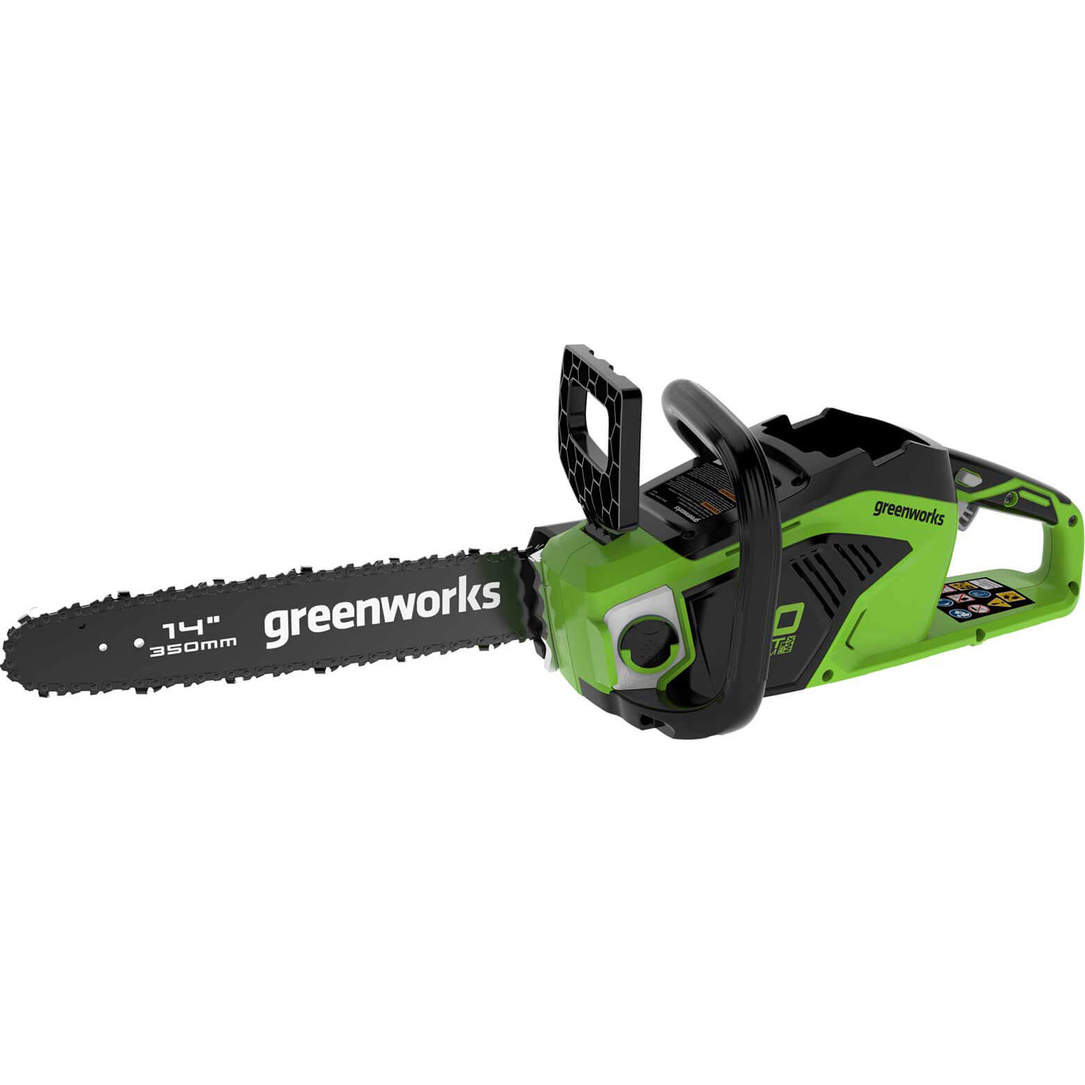 Greenworks GD40CS15 40v Cordless Brushless Chainsaw 350mm No Batteries No Charger Price Comparisons | Compare The Build