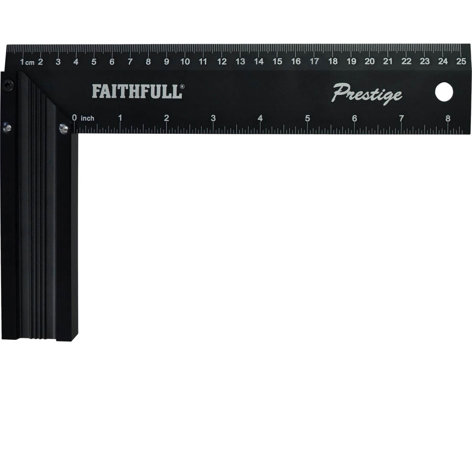 Faithfull Prestige Try Square Black Aluminium 250mm | Compare The Build