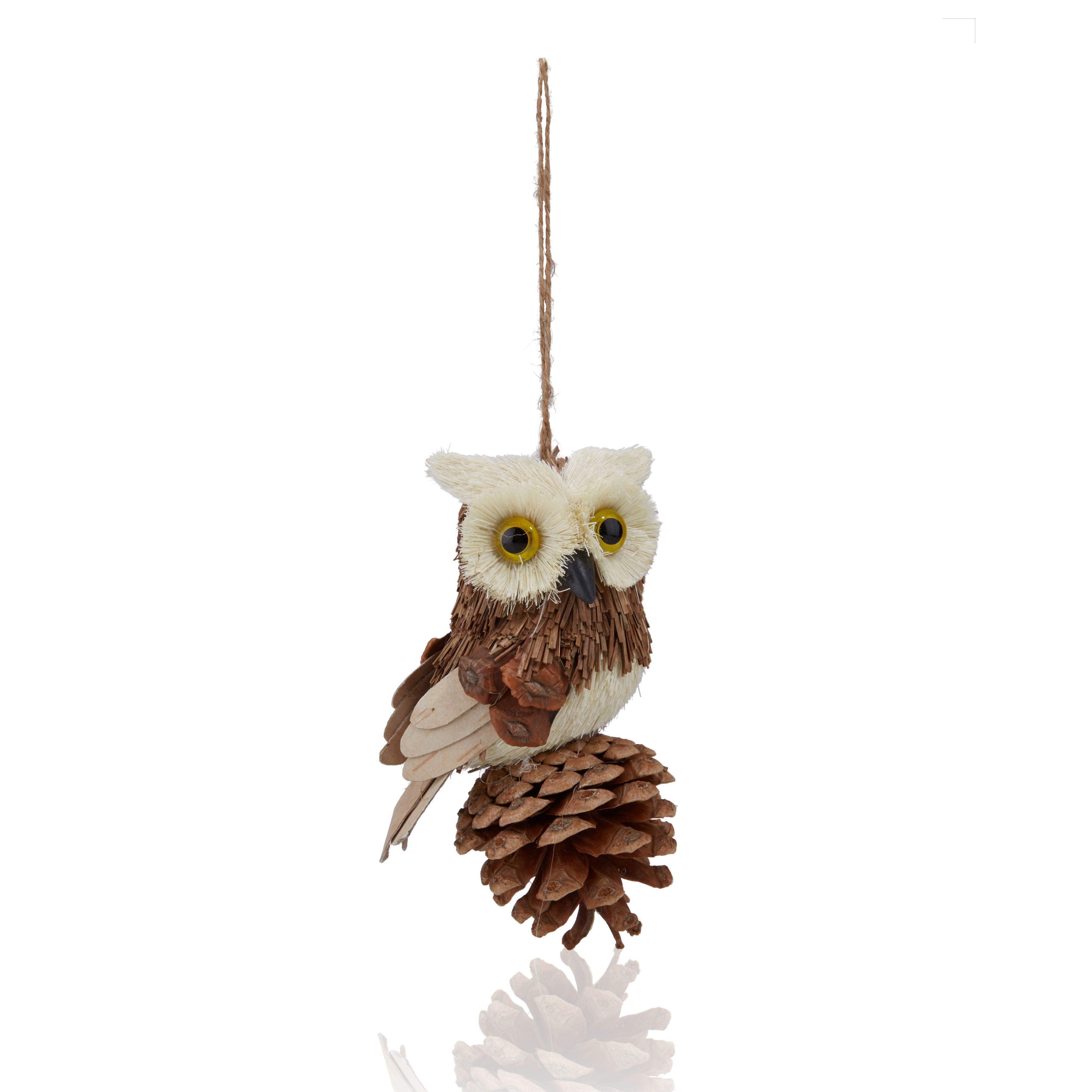 Rustic Natural Owl Tree Decoration Price Comparisons | Compare The Build