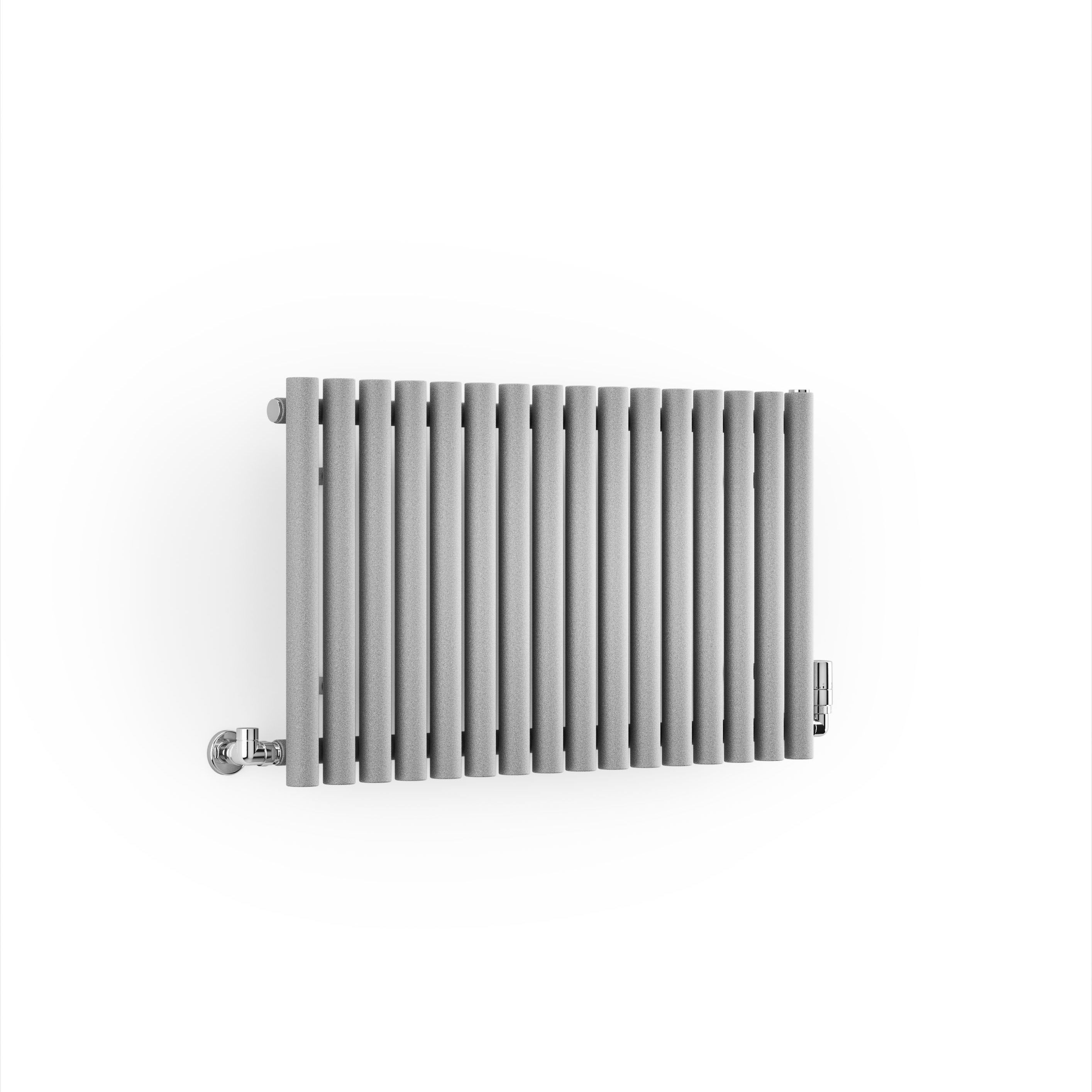 Terma Rolo Room Salt N Pepper Horizontal Designer Radiator, (W)865mm X (H)500mm | Compare The Build