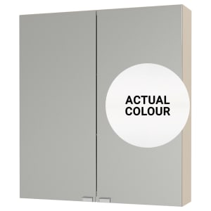 Duarti By Calypso Cascade 600mm Slimline Mirrored 2 Door Wall Hung Unit - Matt White Price Comparisons | Compare The Build