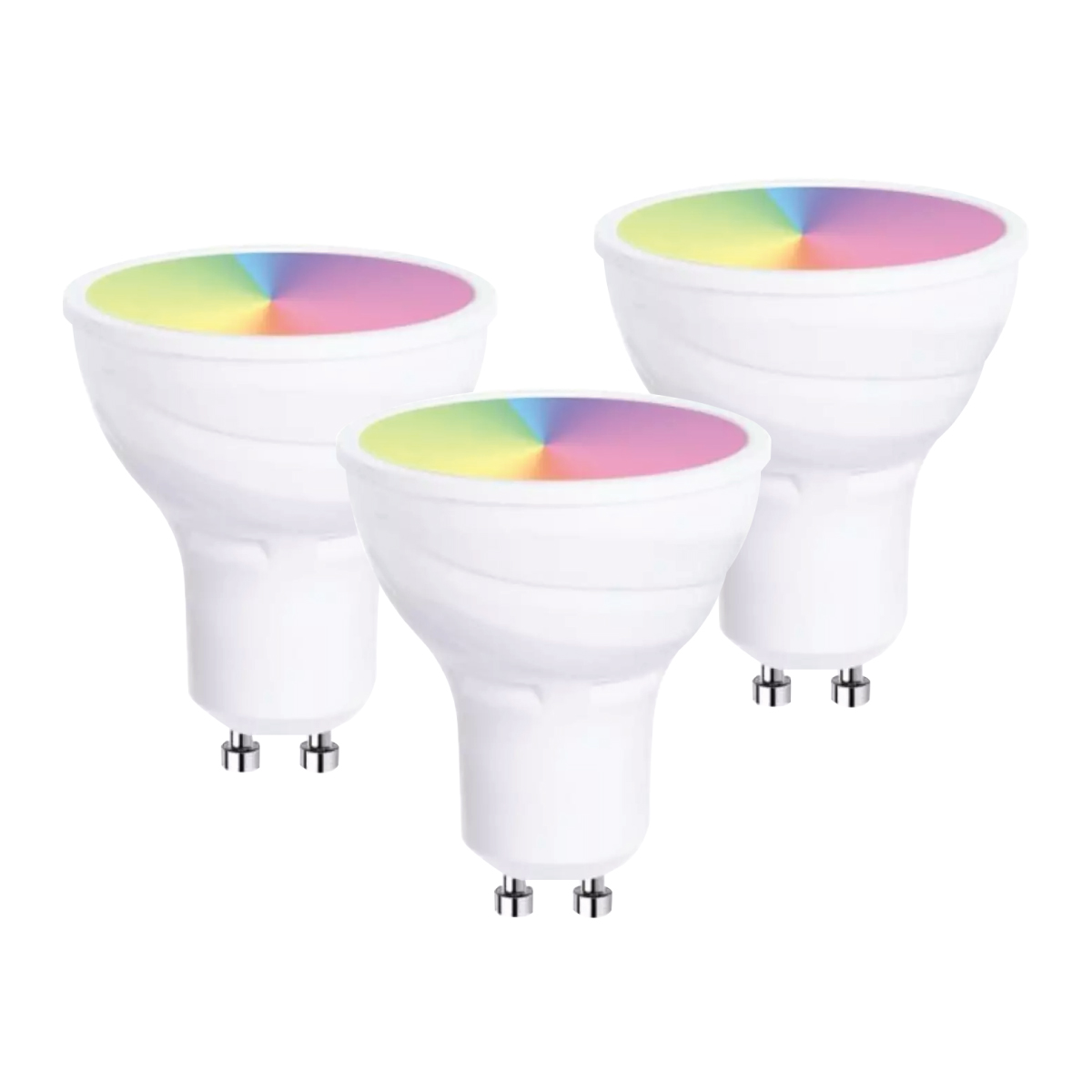 Pack of 3 Smart RGB + W GU10 Bulb, Colour Changing Price Comparisons | Compare The Build