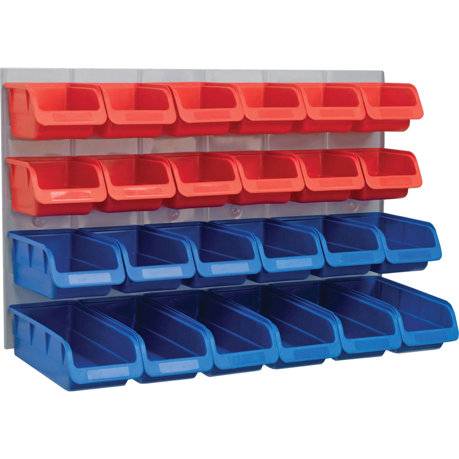 Faithfull 24 Piece Plastic Storage Bin Set Price Comparisons | Compare The Build