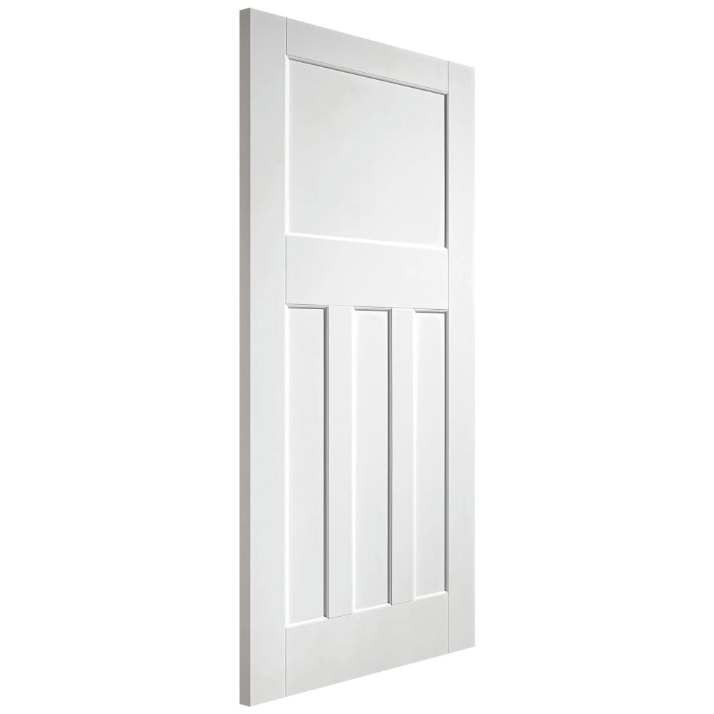 LPD Internal White DX 30's Style Primed 4P FD30 Door 2040mm x 726mm x 44mm (80.3" x 28.6") Price Comparisons | Compare The Build