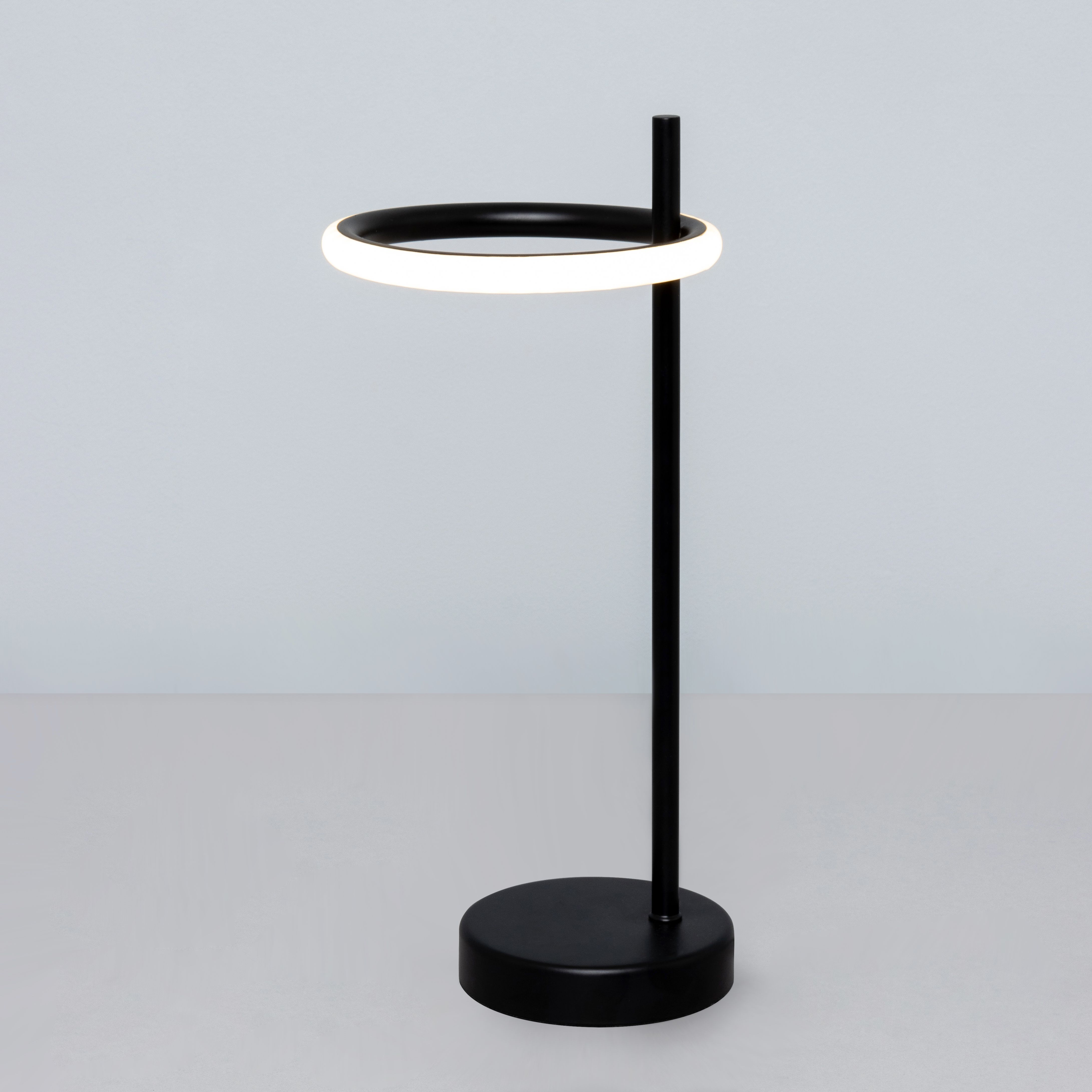 Inlight Belle Matt Black Integrated Led Round Table Lamp Price Comparisons | Compare The Build