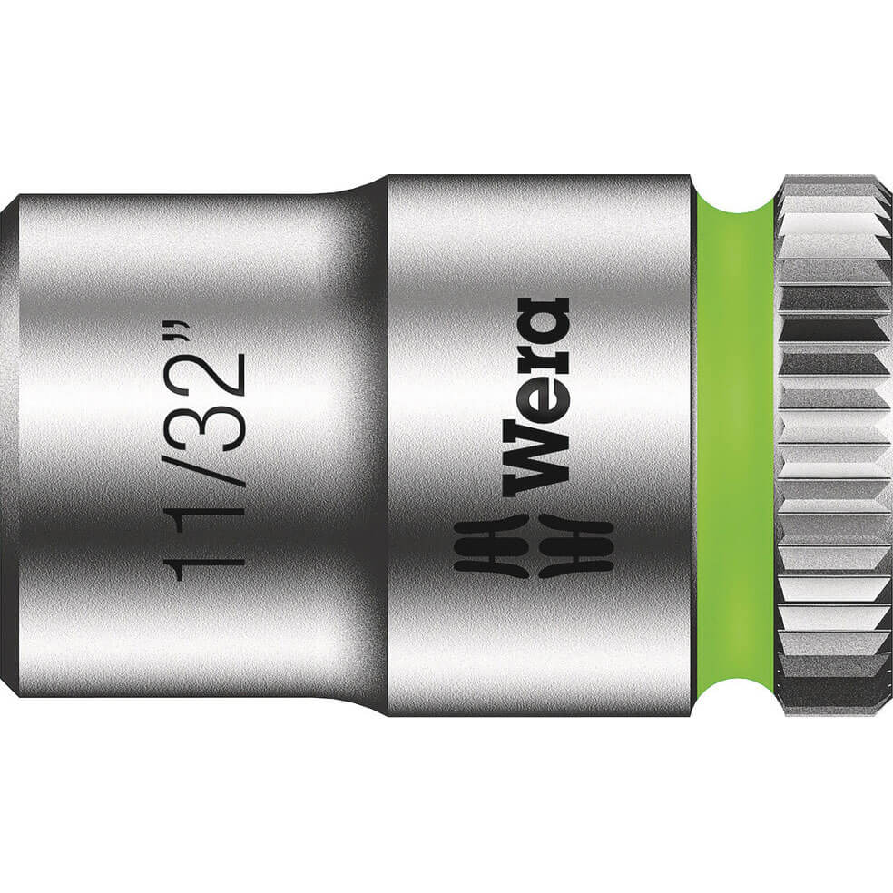 Wera 8790 HMA Zyklop 1/4" Drive Hexagon Socket Imperial 1/4" 11/32" | Compare The Build